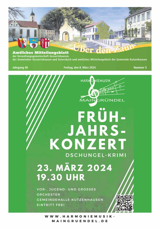 Über den Zaun Titelblatt 05/2024