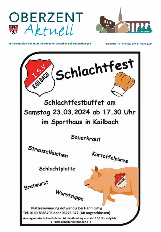 Oberzent aktuell Titelblatt 10/2024