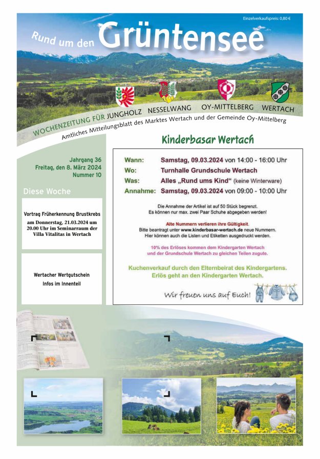 Rund um den Grüntensee Titelblatt 10/2024