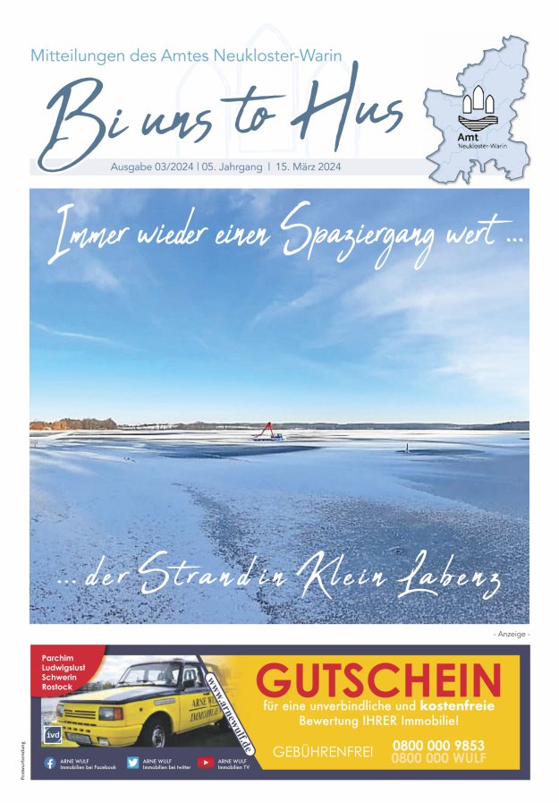 Bi uns to Hus Titelblatt 03/2024