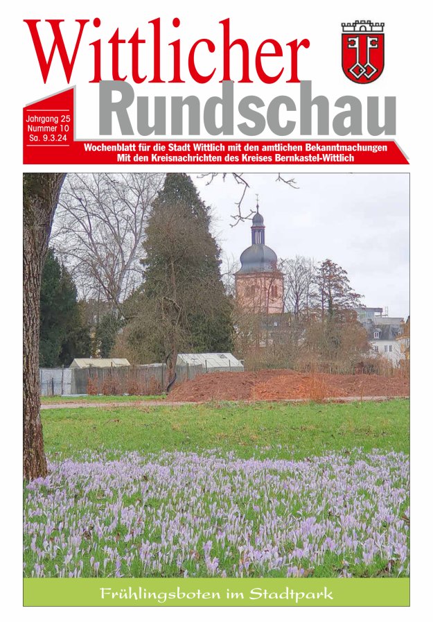 Wittlicher Rundschau Titelblatt 10/2024