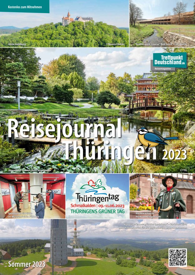Reisejournal Thüringen Titelblatt 07/2023