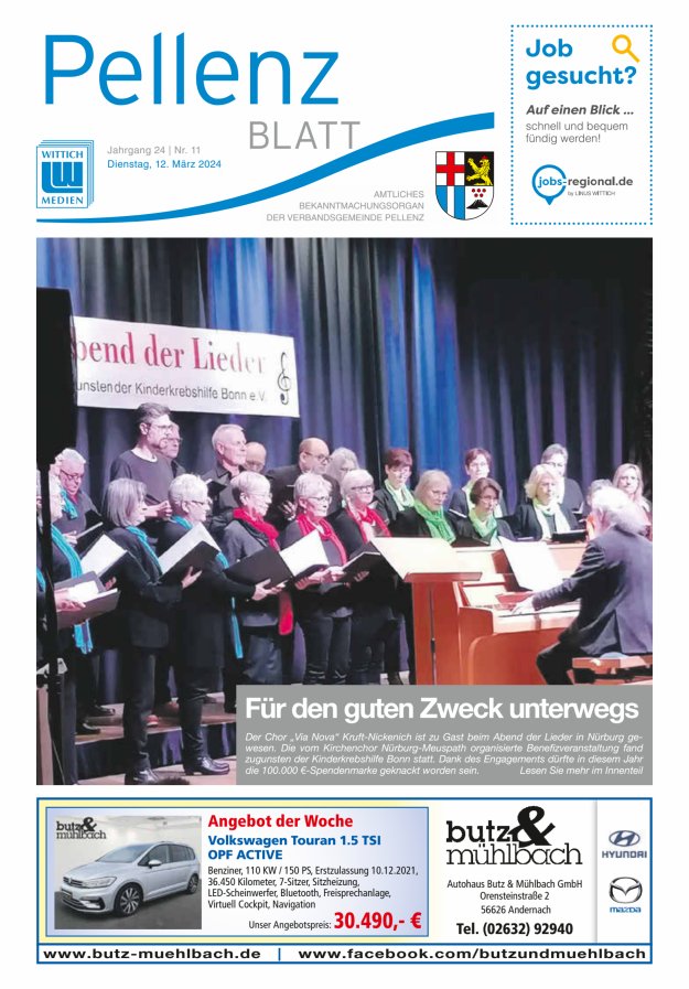 Pellenzblatt Titelblatt 11/2024
