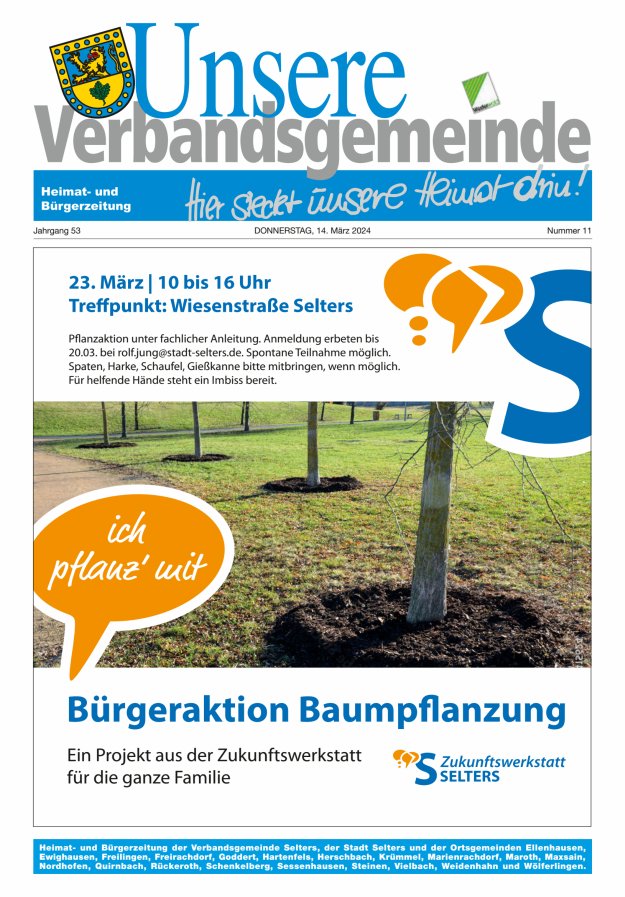 Unsere Verbandsgemeinde Selters Ww Titelblatt 11/2024