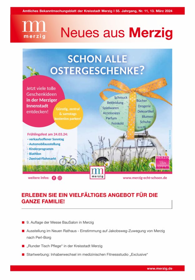 Neues aus Merzig Titelblatt 11/2024