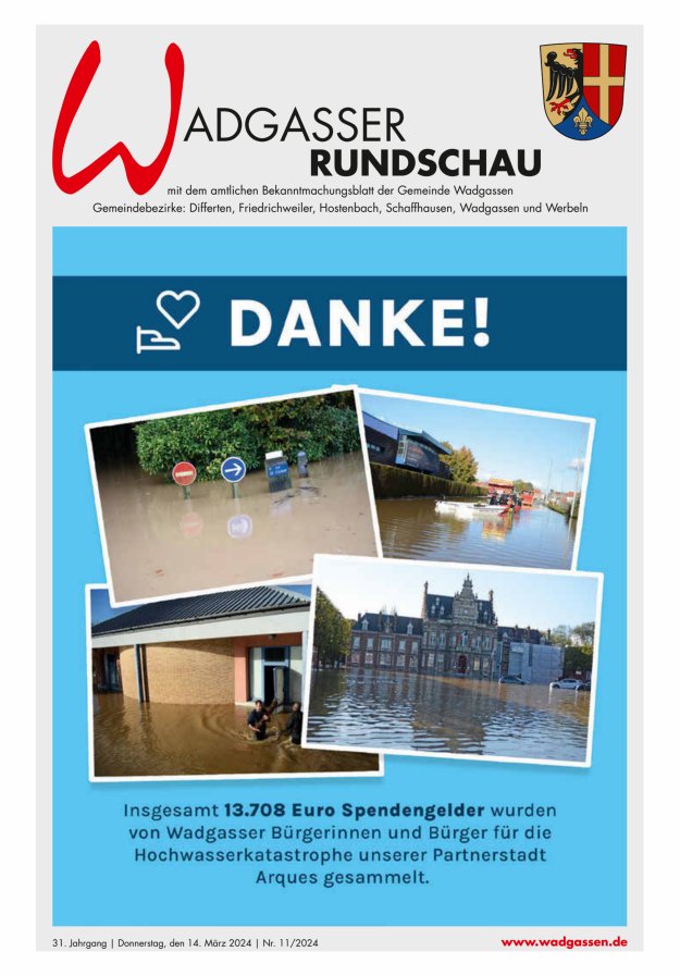Wadgasser Rundschau Titelblatt 11/2024