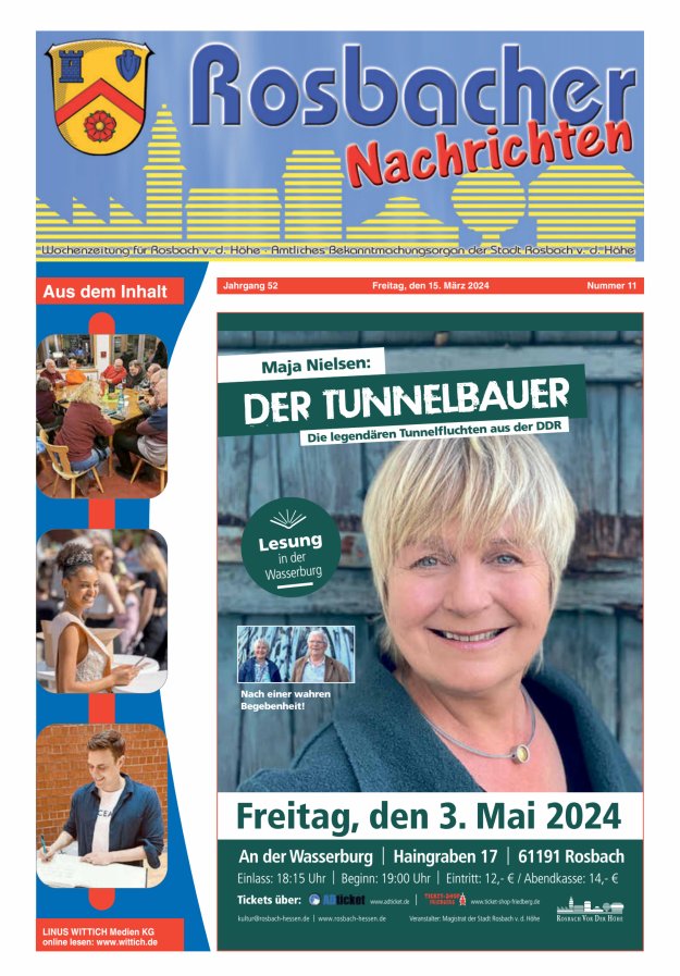 Rosbacher Nachrichten Titelblatt 11/2024