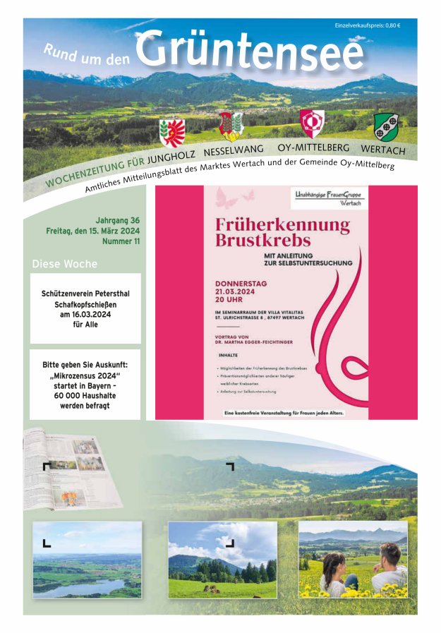 Rund um den Grüntensee Titelblatt 11/2024