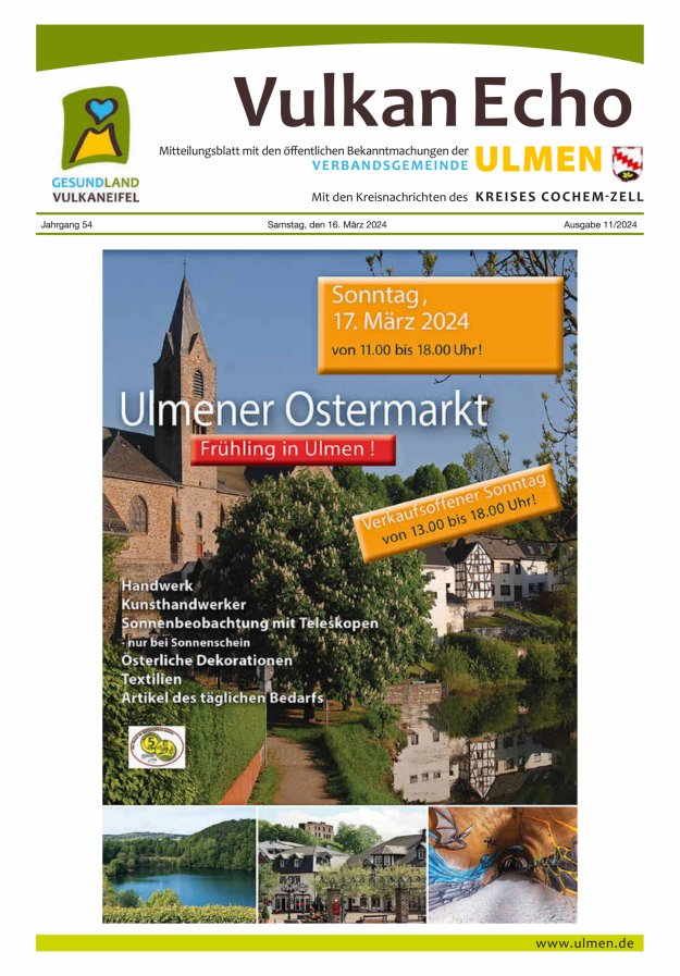 Vulkan Echo VG Ulmen Titelblatt 11/2024
