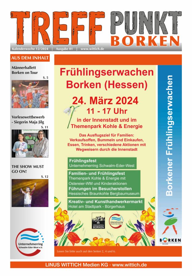 Treffpunkt Borken Titelblatt 01/2024