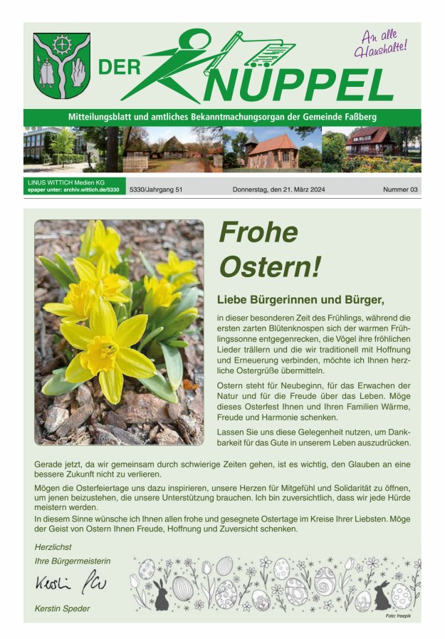 Der Knüppel Titelblatt 03/2024