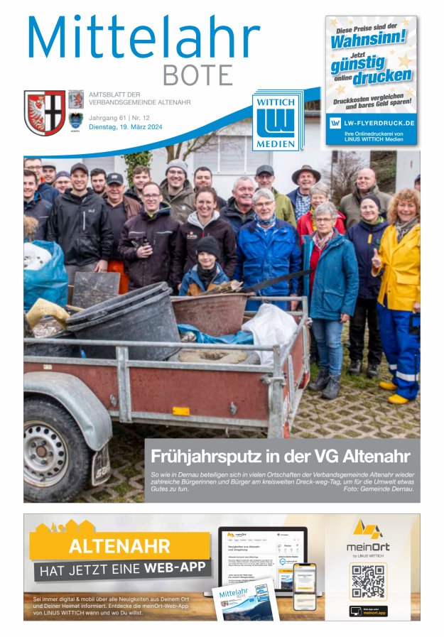 Mittelahr Bote Titelblatt 12/2024