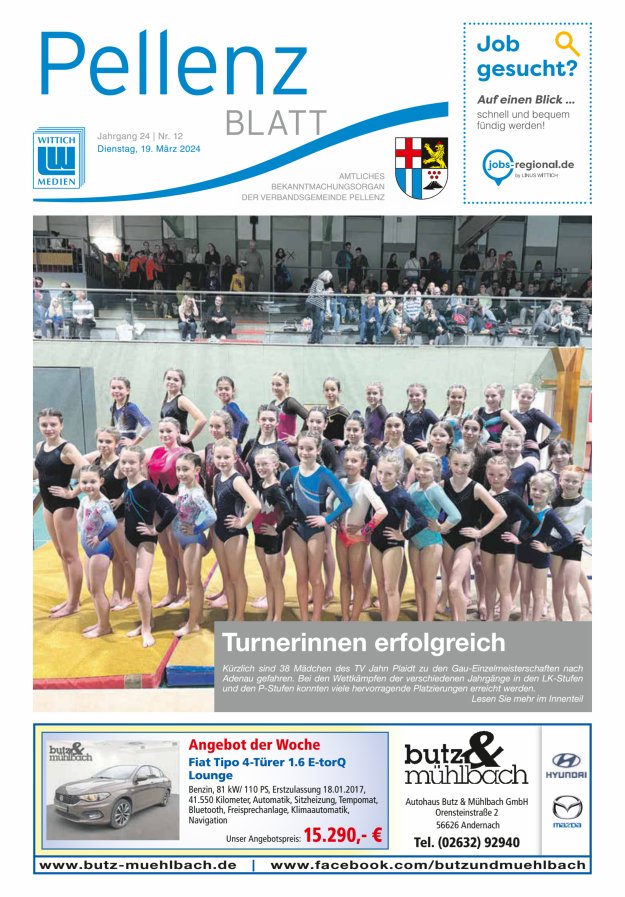 Pellenzblatt Titelblatt 12/2024