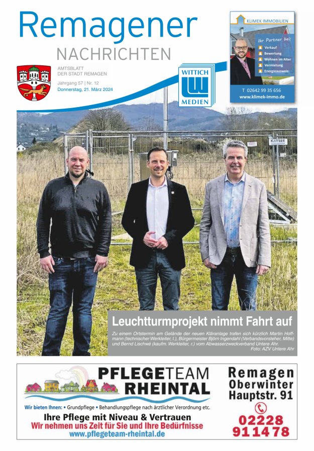 Remagener Nachrichten Titelblatt 12/2024