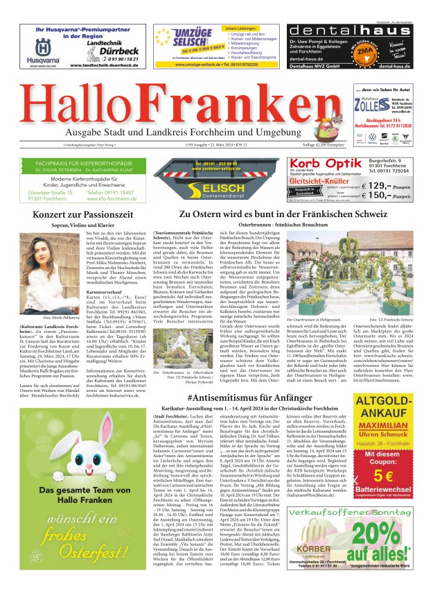 Hallo Franken Titelblatt 1193/2024