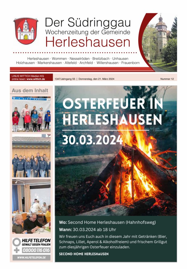 Der Südringgau Titelblatt 12/2024