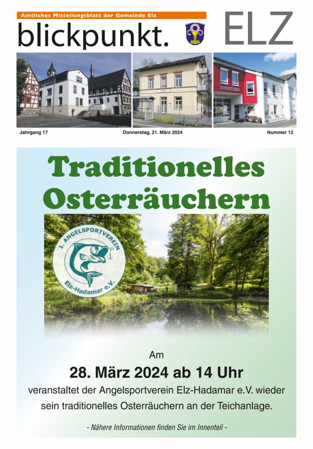 Blickpunkt Elz Titelblatt 12/2024