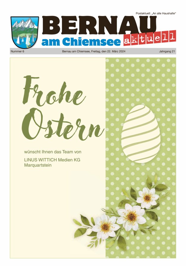 Bernau Aktuell Titelblatt 06/2024