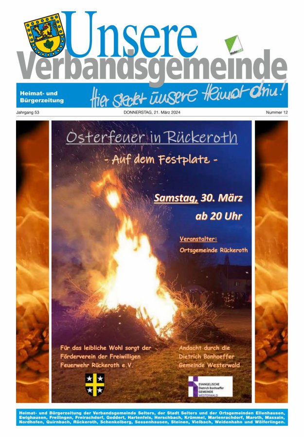 Unsere Verbandsgemeinde Selters Ww Titelblatt 12/2024