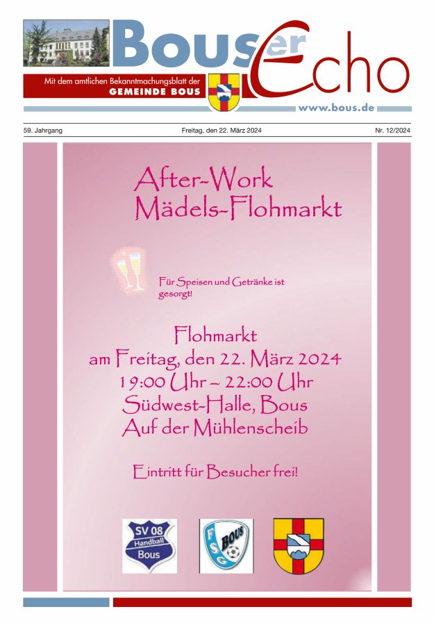 Bouser Echo Titelblatt 12/2024