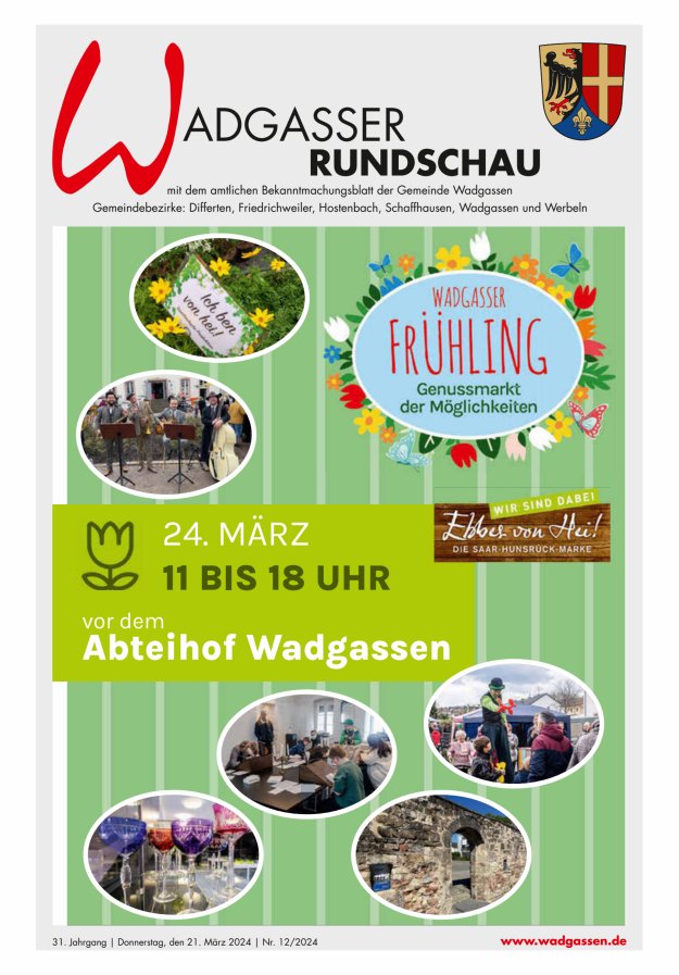 Wadgasser Rundschau Titelblatt 12/2024