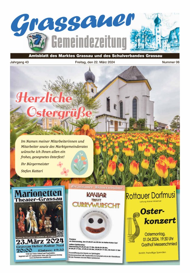 Grassauer Gemeindezeitung Titelblatt 06/2024