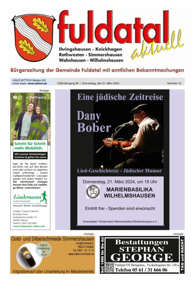 Fuldatal aktuell Titelblatt 12/2024
