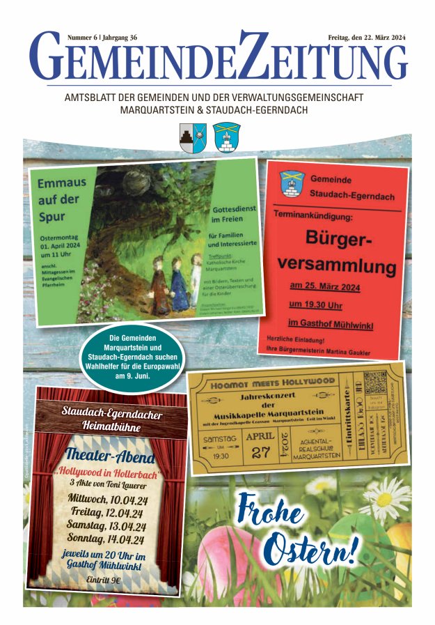 Marquartsteiner und Staudach-Egerndacher Nachrichten Titelblatt 06/2024