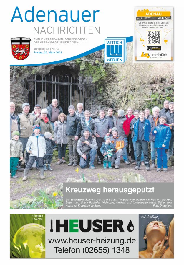 Adenauer Nachrichten Titelblatt 12/2024