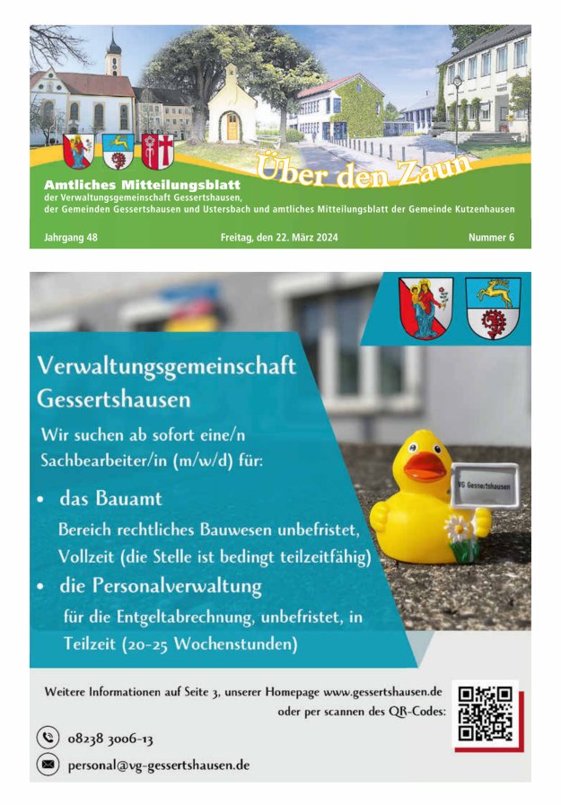 Über den Zaun Titelblatt 06/2024