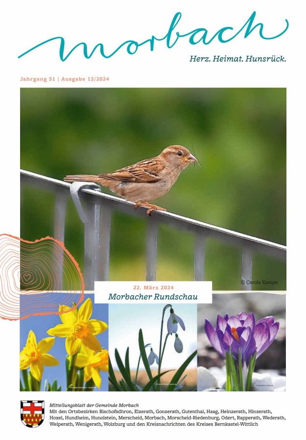 Morbacher Rundschau Titelblatt 12/2024