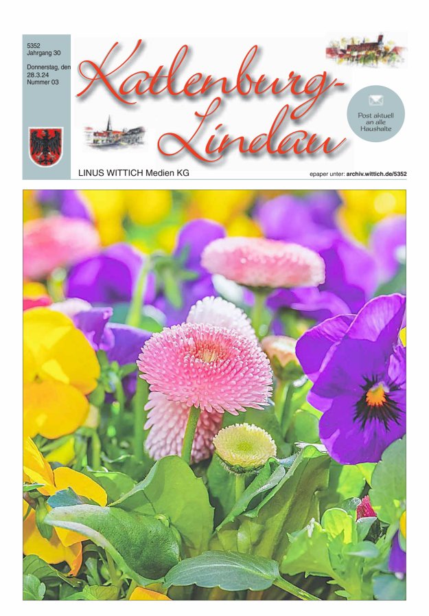 Blickpunkt Katlenburg Lindau Titelblatt 03/2024