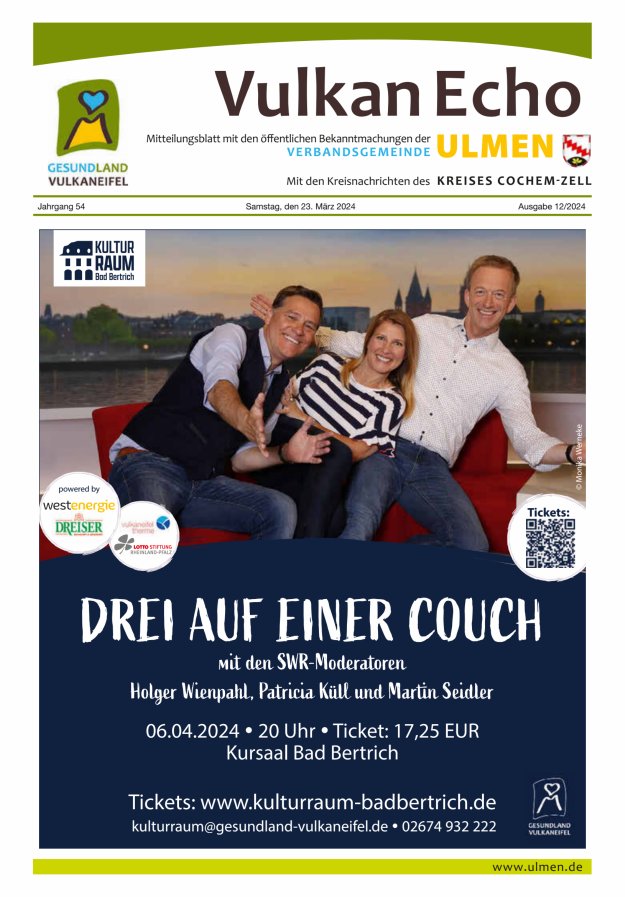Vulkan Echo VG Ulmen Titelblatt 12/2024