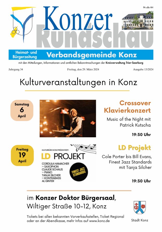 Konzer Rundschau Titelblatt 13/2024