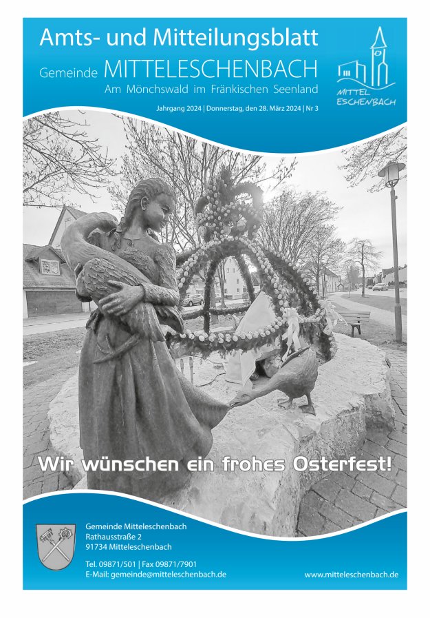 Amts- und Mitteilungsblatt Gemeinde Mitteleschenbach Titelblatt 03/2024