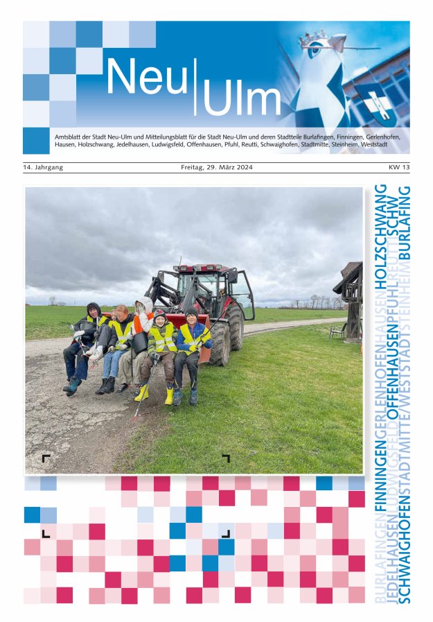 Amtsblatt der Stadt Neu-Ulm und Mitteilungsblatt für die Stadt Neu-Ulm Titelblatt 13/2024