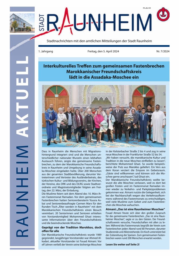 Raunheim aktuell Titelblatt 07/2024