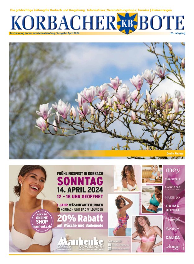 Korbacher Bote Titelblatt 03/2024