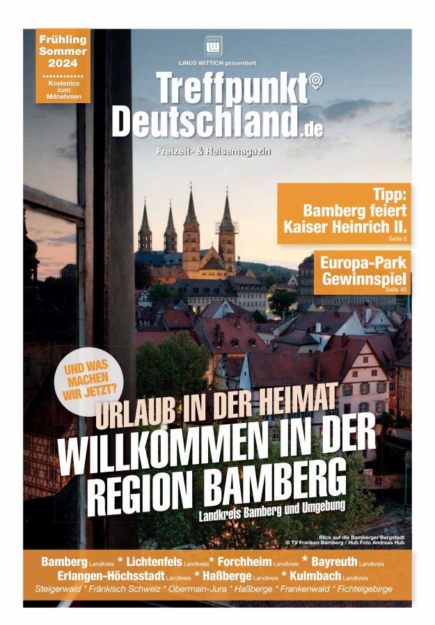 TreffpunktDeutschland Region Bamberg Reisemagazin Titelblatt 03/2024