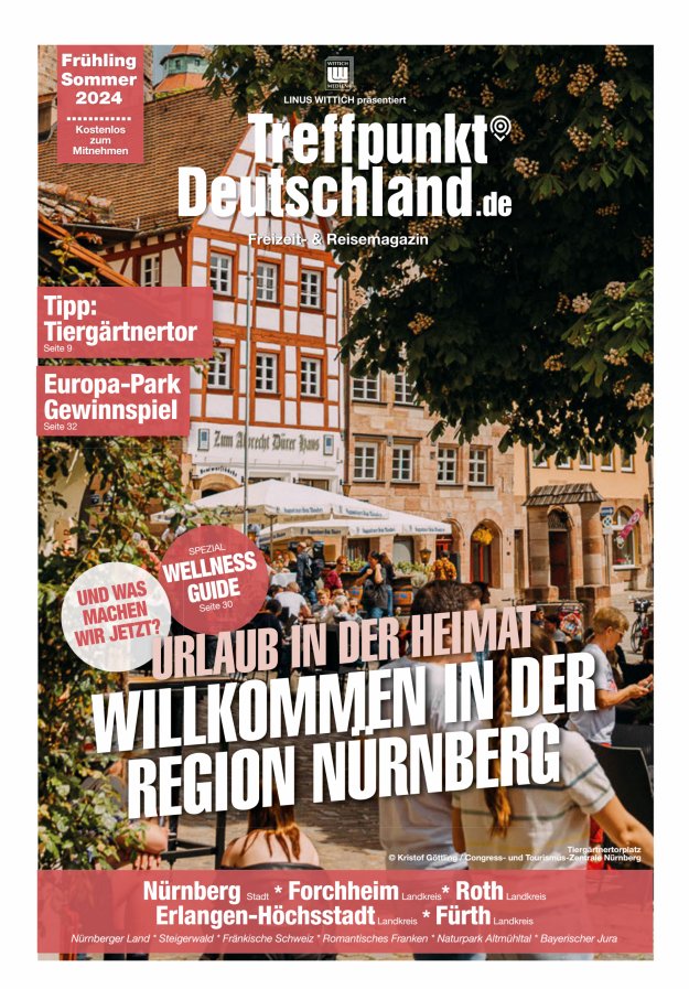 TreffpunktDeutschland Region Nürnberg Reisemagazin Titelblatt 03/2024