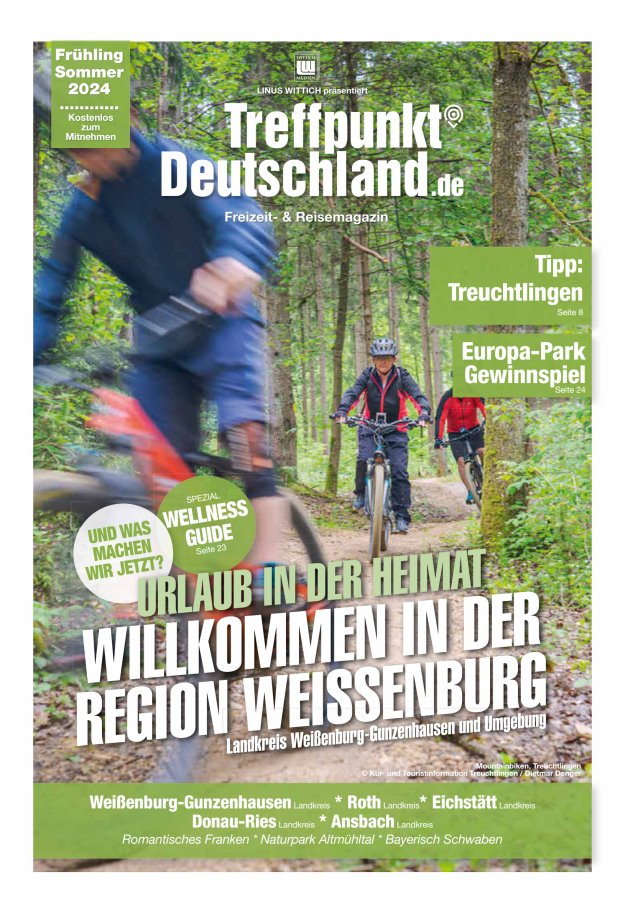 TreffpunktDeutschland Region Weißenburg Reisemagazin Titelblatt 03/2024