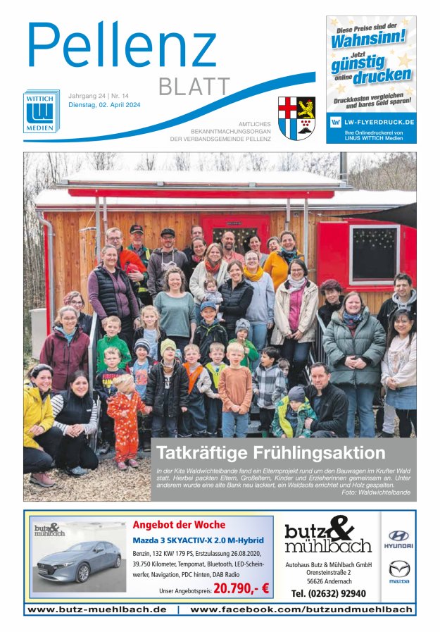 Pellenzblatt Titelblatt 14/2024