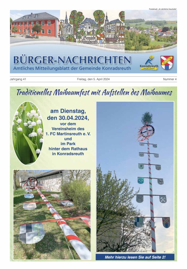 Bürger-Nachrichten Titelblatt 04/2024