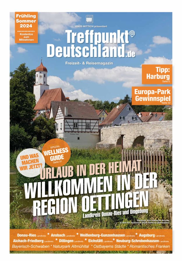 TreffpunktDeutschland Region Oettingen Reisemagazin Titelblatt 03/2024