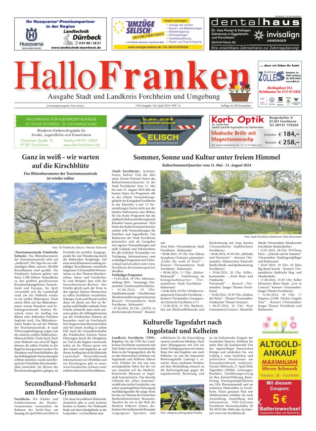 Hallo Franken Titelblatt 1194/2024