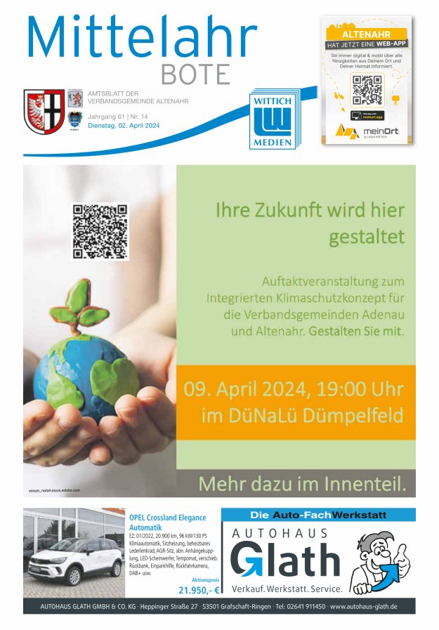 Mittelahr Bote Titelblatt 14/2024