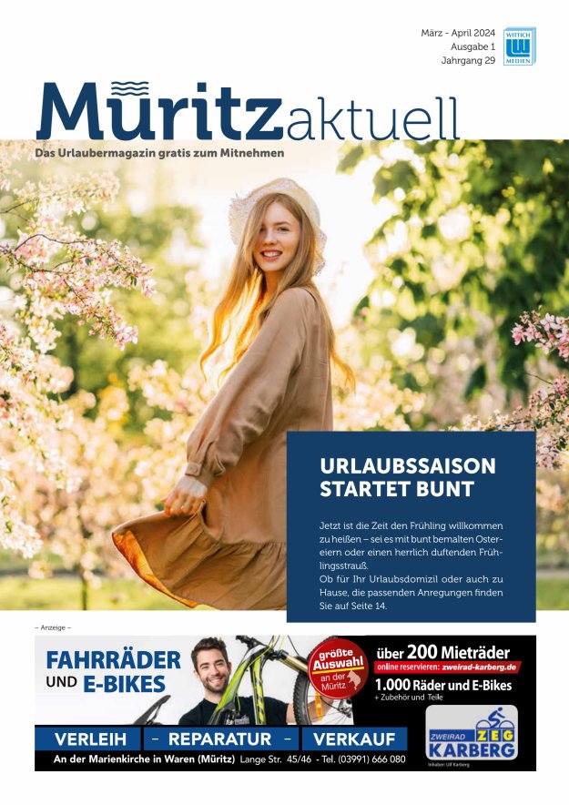 Müritz Aktuell Titelblatt 01/2024