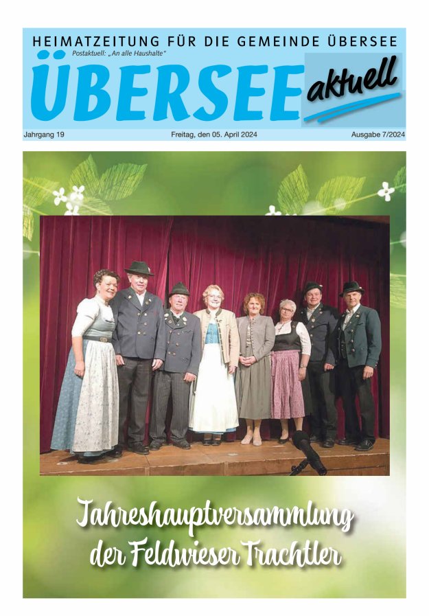 Übersee Aktuell Titelblatt 07/2024