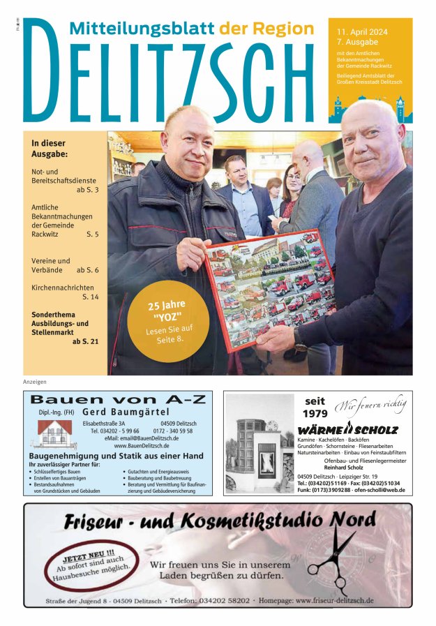Mitteilungsblatt der Region Delitzsch Titelblatt 07/2024