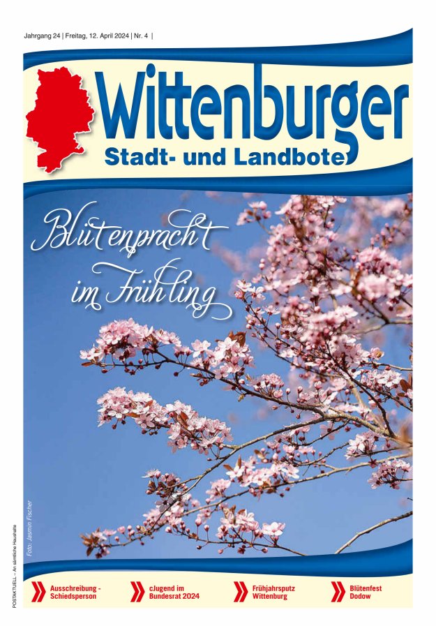 Wittenburger Stadt- und Landbote Titelblatt 04/2024